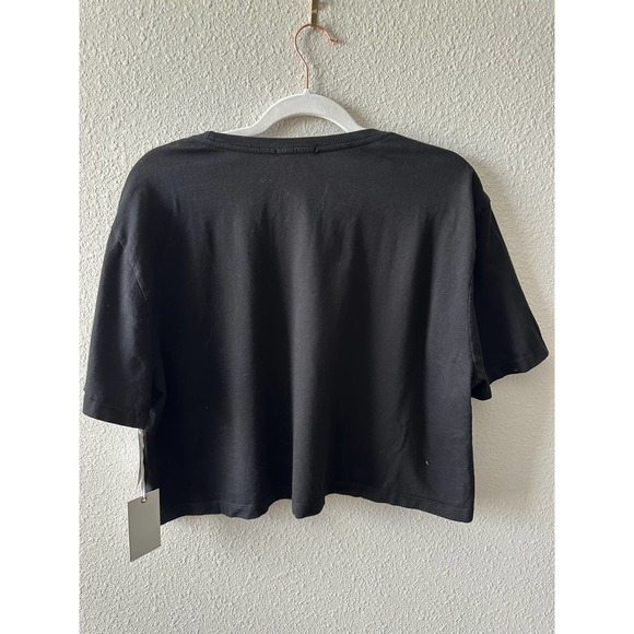 GOOD AMERICAN COTTON CROPPED TEE - Picture 13 of 16